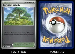 FOREST OF VITALITY 188/217 UC ASCENDED HEROES POKEMON REVERSE HOLO NM/M - Image 3