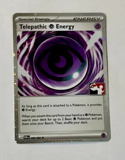 Telepathic Energy 088/088 Prize Pack Series 9 Pokemon Play! Mint Condition - Image 1