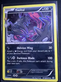 Yveltal RC16/RC32 – Radiant Collection – Generations Holo – Pokemon TCG - Image 1