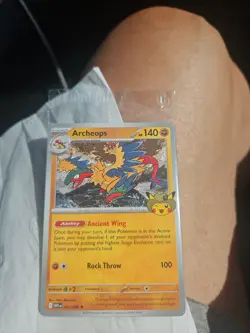 Exclusive Pokemon Chicago Field Museum Fossil Exhibit Archeops Promo Card SEALED - Image 1