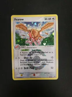 Fearow 24/112 ex Fire Red Leaf Green Reverse Holo Rare Pokemon HP - Image 1
