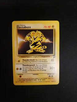 Electabuzz - 24/130 - Pokemon Base Set 2 Rare Card WOTC LP - Image 1