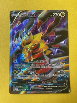 Giratina V 185/196 Ultra Rare Lost Origin Pokemon Holo - Image 1
