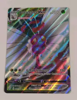 Butterfree VMAX FULL ART ULTRA RARE 002/189 Pokemon SWSH Darkness Ablaze Holo NM - Image 1