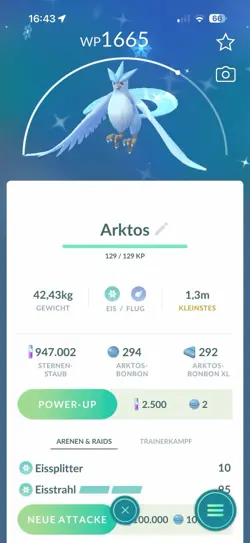 !!!Pokemon GO ✨Shiny Arktos - Image 1