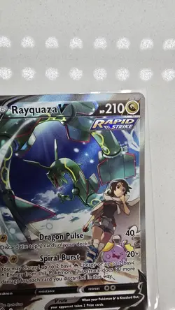 Pokemon TCG Rayquaza V Alt Art Full Art Holo Ultra Rare 194/203 210 HP ENG - Image 5