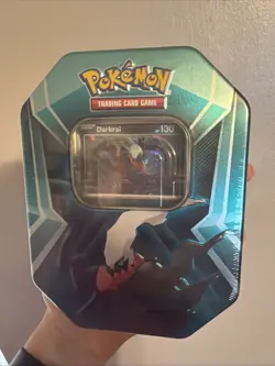 Darkrai 2024 Pokemon TCG Tin Brand New Sealed w/ 3 foil cards, 3 booster packs - Image 1