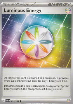 Luminous Energy 191/193 Paldea Evolved PAL Pokemon Card NM/M - Image 1