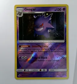 Gengar 38/111 Holo Rare Crimson Invasion Pokemon Reverse Holo Near Mint 38/111 - Image 1