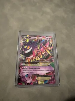M Gengar EX 2014 Pokemon XY Phantom Forces Ultra Rare Holo 35/119 - HP - Image 1