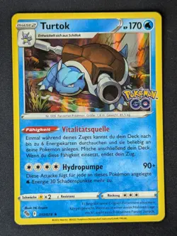 Turtok 017/078 Pokemon GO Deutsch Holo NM Pokemon - Image 1