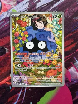 Pokemon TCG Erika’s Tangela 218/217 Ascended Heroes Illustration Rare - Image 1