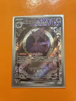 Mismagius Illustration Rare Paldea Evolved 212/193, NM Pokemon Card - Image 1