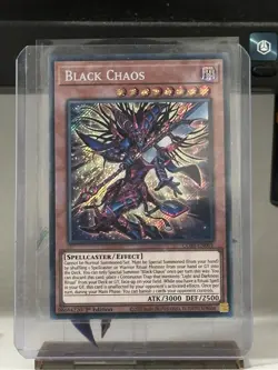 YuGiOh Black Chaos CORI-EN001 Secret Rare SCR NM Englisch Schwarzes Chaos - Image 1