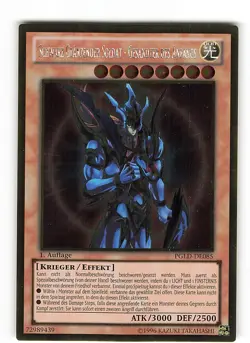 Yugioh SCHWARZ GLANZENDER SOLDAT - GESANDTER DES ANFANGS , pgld-de085 Gold Rare - Image 1