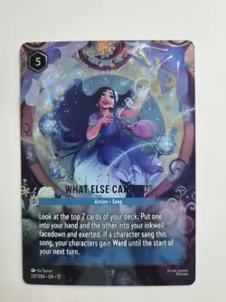 What Else Can I DoU Enchanted 237/204 - Disney Lorcana Wilds Unknown Card - NM - Image 1