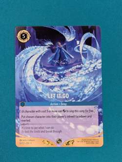 Disney Lorcana Let It Go [Non-Foil] Promo DLC Challenge 10/C2 EN - Image 1