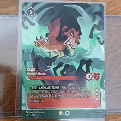 Disney Lorcana Scar, Heartless Hunter 14/P2 EN store promo (holofoil) - Image 1
