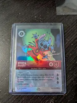 Disney Lorcana Disney100 Promos Stitch - Abomination 21/P1 Foil Alt Art NM - Image 1