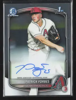 2025 Topps Bowman Chrome Patrick Forbes #CPA-PF 1st Bowman Auto - Image 1