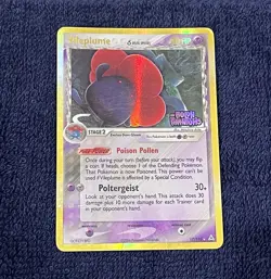Pokemon TCG Vileplume 17/110 EX Holon Phantoms Stamped Holo Rare Delta Species - Image 1