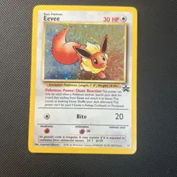 Eevee #11 Black Star Promo Holo Rare Vintage 2000 Pokemon Card - LP - Image 1