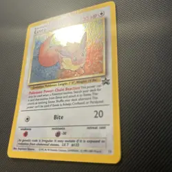 Eevee #11 Black Star Promo Holo Rare Vintage 2000 Pokemon Card - LP - Image 2