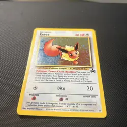Eevee #11 Black Star Promo Holo Rare Vintage 2000 Pokemon Card - LP - Image 4