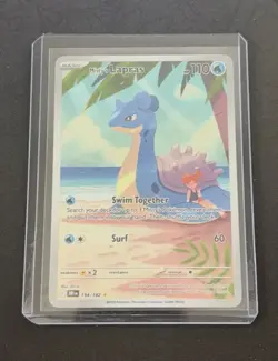 Pokemon TCG Misty's Lapras 194/182 Destined Rivals IR Holo NM Card Pack fresh - Image 3