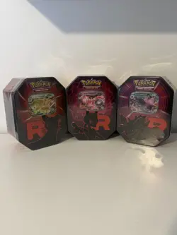 Pokemon TCG: Team Rocket Tin - Set of 3 - Brand New And Sealed! FASTSHIP 💨 🚛 - Image 2