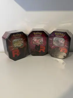 Pokemon TCG: Team Rocket Tin - Set of 3 - Brand New And Sealed! FASTSHIP 💨 🚛 - Image 3