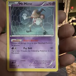 The Pokemon Company Mr. Mime 47/116 Plasma Freeze EN Regular Rare 1st Ed - Image 1