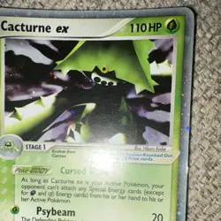 Pokemon TCG Cacturne ex 91/106 Emerald Holo Ultra Rare English 110 HP Stage 1 - Image 3