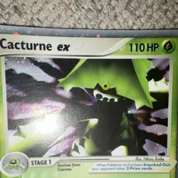 Pokemon TCG Cacturne ex 91/106 Emerald Holo Ultra Rare English 110 HP Stage 1 - Image 4