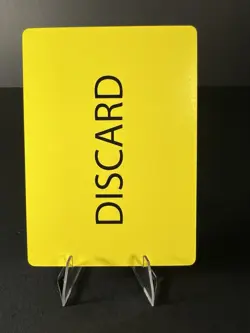 Lorcana Discard Error Card Misprint Full Yellow Wilds Unknown Disney - Image 1