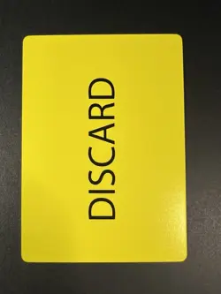 Lorcana Discard Error Card Misprint Full Yellow Wilds Unknown Disney - Image 5