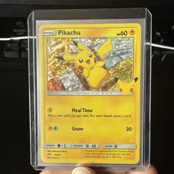 Pikachu - 25/25 Holo McDonald's 25th Anniversary Promos Pokemon Card 025/025 - Image 1