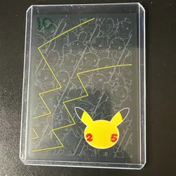 Pikachu - 25/25 Holo McDonald's 25th Anniversary Promos Pokemon Card 025/025 - Image 2