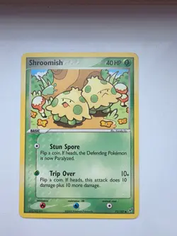Shroomish 72/107 Pokemon TCG Card EX Deoxys Non-Holo LP - Image 1