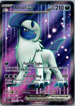 Pokemon Card - Absol ex Obsidian Flames 214/197 Ultra Rare Holo Lightly Played - Image 1