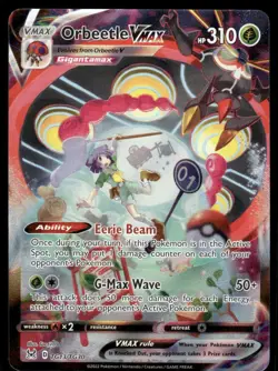 Pokemon Cards Orbeetle VMAX TG13/TG30 Holo Lost Origin Trainer Gallery Holo NM - Image 1