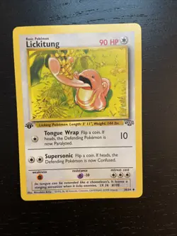 Lickitung 38/64 - 1st Edition - Jungle Set - Pokemon Card - Original Owner - Image 1