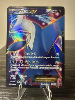Pokemon TCG Card Game Latios EX 101/108 Full Art Ultra Rare Roaring Skies LP - Image 1
