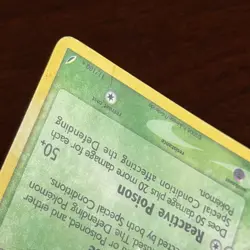 Swalot 11/100 Holo Rare EX Crystal Guardians Pokemon Card DMG - Image 5
