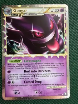 2010 Gengar (Prime) 94/102 Triumphant Holo Pokemon Trading Card - Image 1
