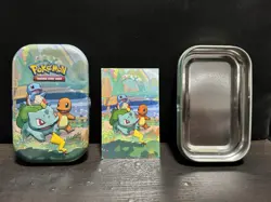 Pokemon Celebrations Empty Mini Tins 3 Lot Gens 1-3 With Art Cards - Image 3