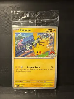 Pokemon TCG Pikachu Promo SVP 190 SV: Scarlet & Violet Promo Cards Sealed - Image 1