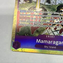 Bandai One Piece Card Game Mamaragan OP15-078 OP-15 Event Eng Foil Parallel - Image 3