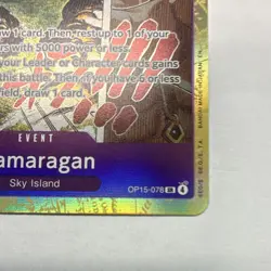 Bandai One Piece Card Game Mamaragan OP15-078 OP-15 Event Eng Foil Parallel - Image 4