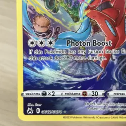 Pokemon Deoxys GG12/GG70 Crown Zenith Holo Card Ultra Rare NM - Image 5